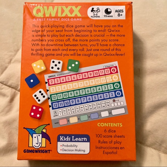 Qwixx Dice Game & Big Hopper Ball Duo - Picture 5 of 9